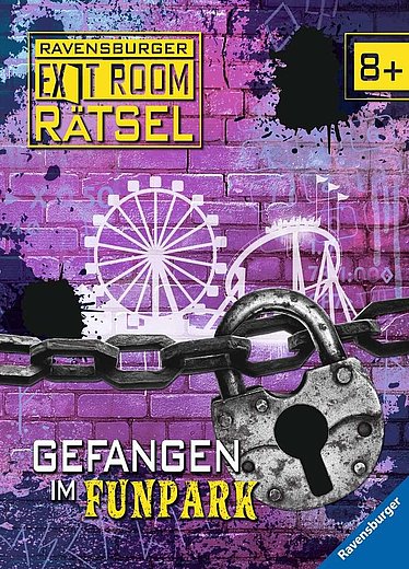 Buchcover "Exit Room Rätsel - Gefangen im Funpark"