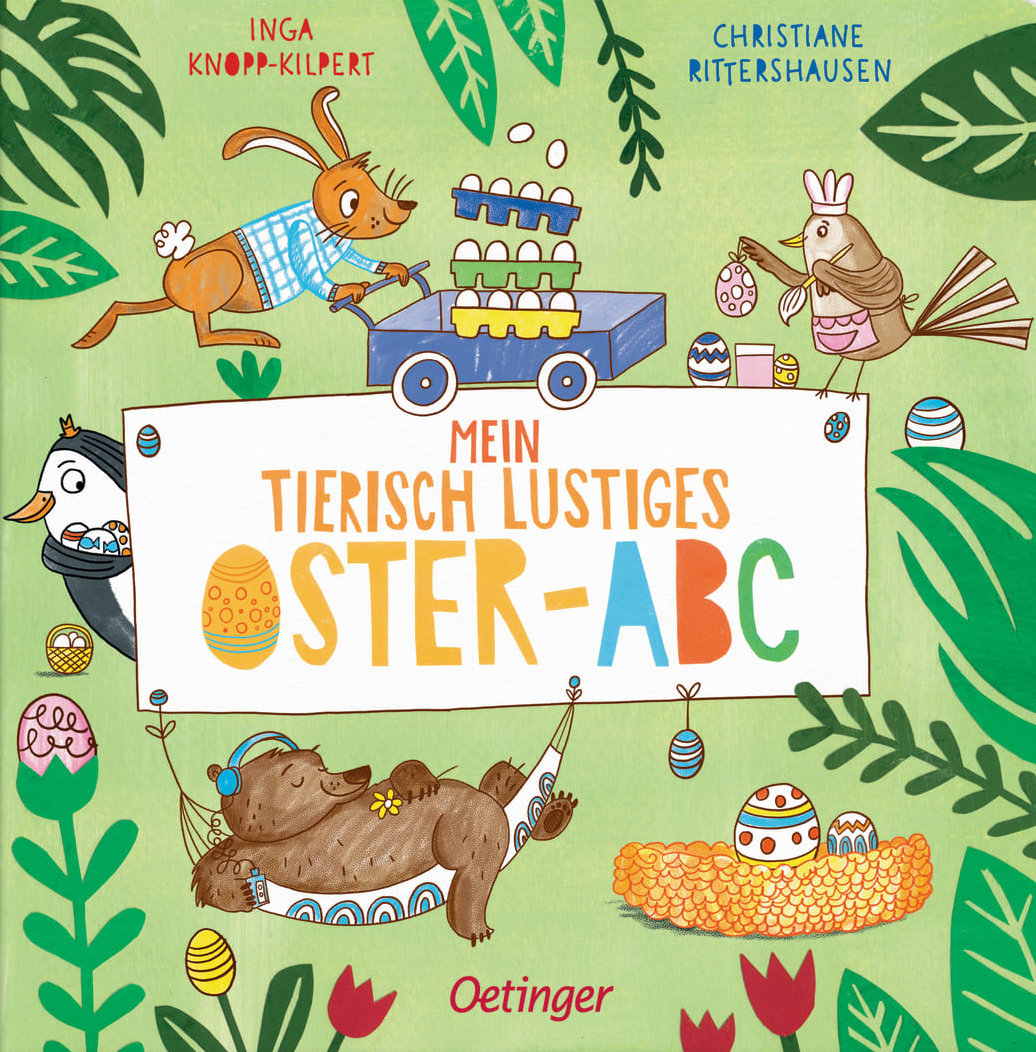 Buchcover "Mein tierisch lustiges Oster-ABC", Oetinger