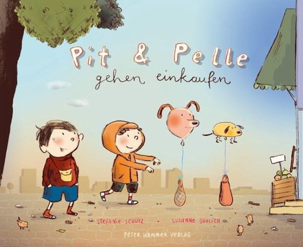 Buchcover "Pit & Pelle gehen einkaufen" 