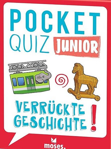 Spielcover "Pocket Quiz Junior: Verrückte Geschichte!", Moses