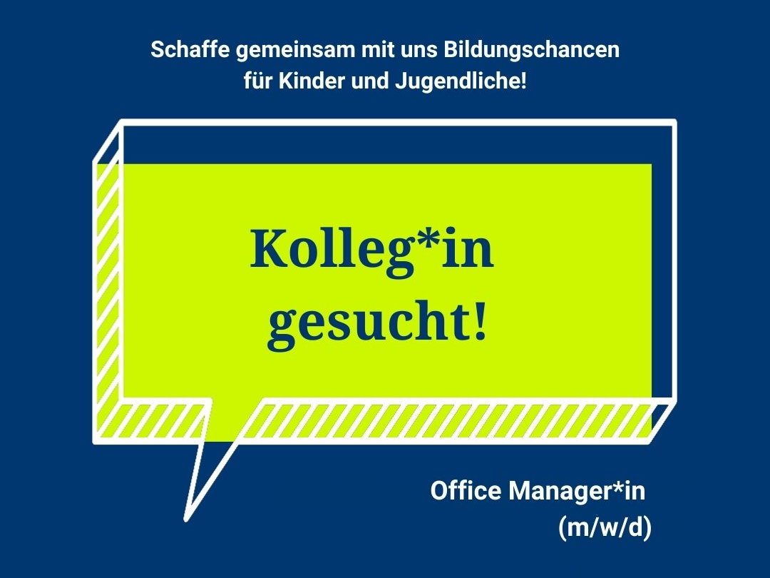 Stellengesuch für eine*n Office Manager*in der Stiftung Lesen