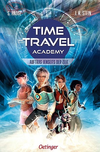 Buchcover "Time Travel Academy: Auftrag jenseits der Zeit", Oetinger