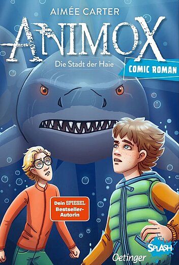 Buchcover "Animox - die Stadt der Haie", Oetinger 