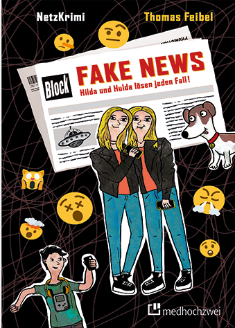 Buchcover "NetzKrimi: Fake News", medhochzwei