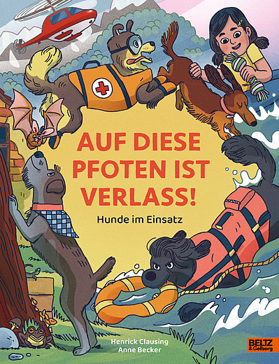 Buchcover "Auf diese Pfoten ist Verlass", Beltz & Gelberg