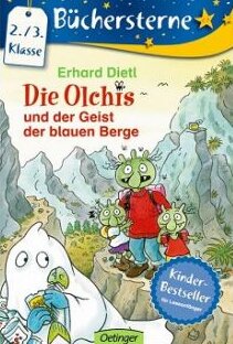 Buchcover: "Die Olchis und der Geist der blauen Berge", Oetinger Verlag
