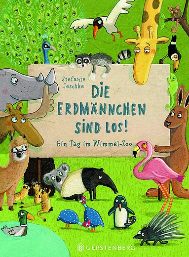 Buchcover, Die Erdmännchen sind los, Gerstenberg