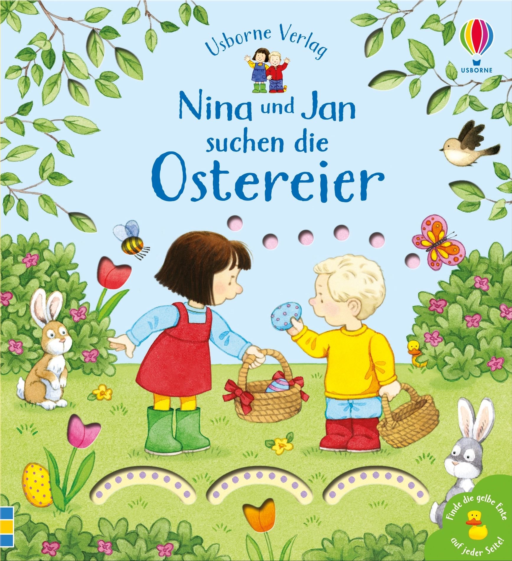 Buchcover "Nina und Jan suchen die Ostereier"