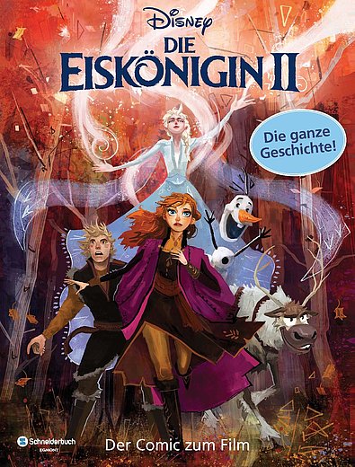 Buchcover "Eiskönigin 2. Comic zum Film"