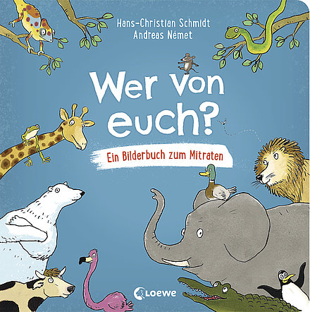 Buchcover "Wer von euch?", Loewe