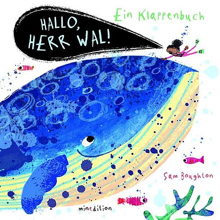 Buchcover "Hallo, Herr Wal!", minedition