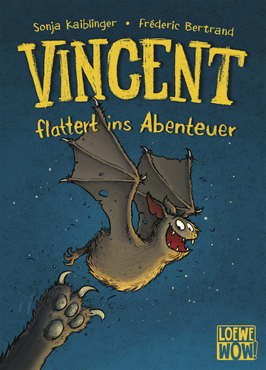 Buchcover "Vincent flattert ins Abenteuer"