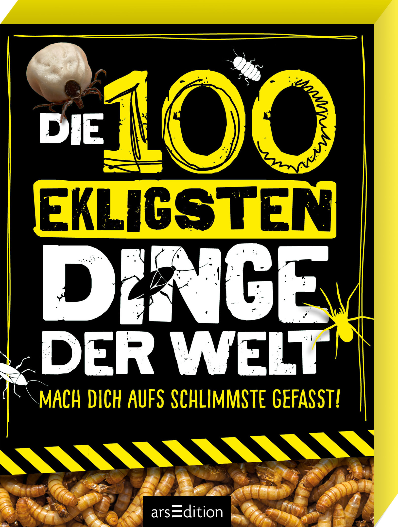 Buchcover "Die 100 ekligsten Dinge der Welt . Mach dich aufs Schlimmste gefasst"