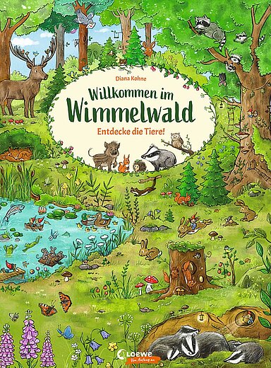 Buchcover "Willkommen im Wimmelwald", Loewe