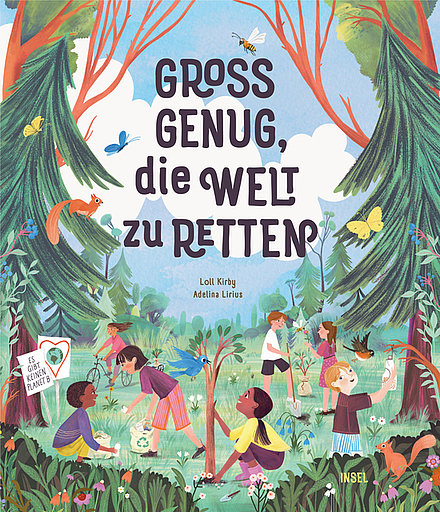 Buchcover "Groß genug, die Welt zu retten", Insel