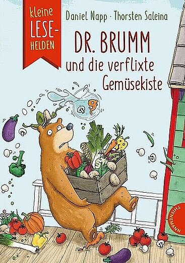 Buchcover "Dr. Brumm und die verflixte Gemüsekette", Thienemann 