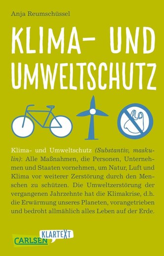 Buchcover "Klima- und Umweltschutz", Carlsen