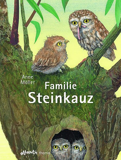 Buchcover "Familie Steinkauz", atlantis 