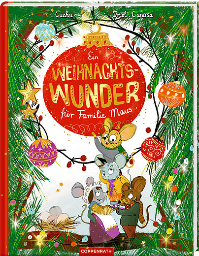 Buchcover "Ein Weihnachtswunder für Familie Maus", Coppenrath