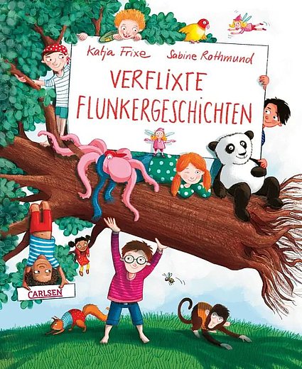 Buchcover "Verflixte Flunkergeschichten", Carlsen 