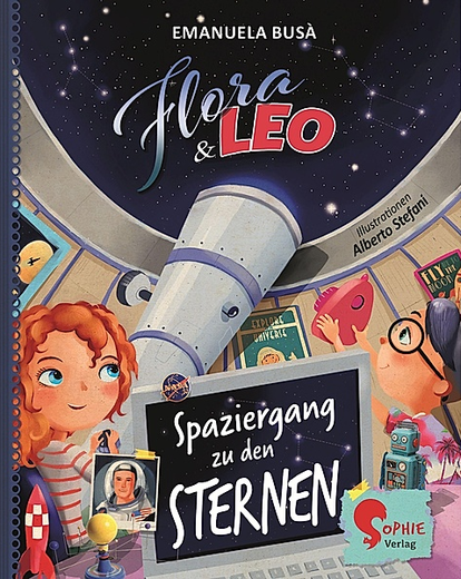 Buchcover "Flora & Leo. Spaziergang zu den Sternen"