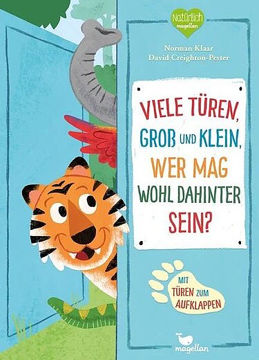 Buchcover "Viele Türen groß und klein, wer mag wohl dahinter sein?", Magellan