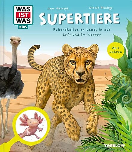 Buchcover "Was ist Was? Supertiere", Tessloff