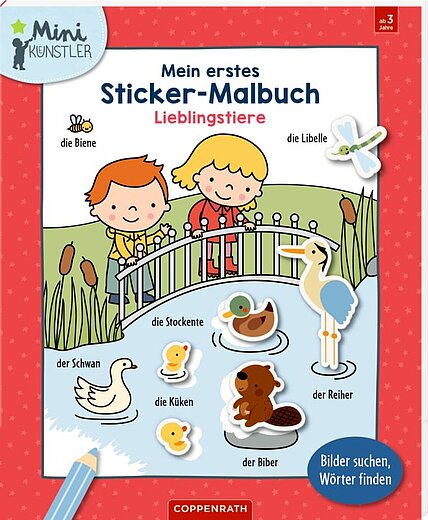 Buchcover "Mein erstes Sticker Malbuch", Coppenrath 