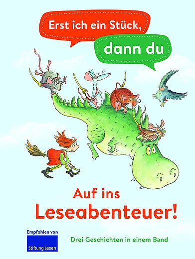 Buchcover "Erst ich ein Stück, dann du: Auf ins Leseabenteuer", cbj