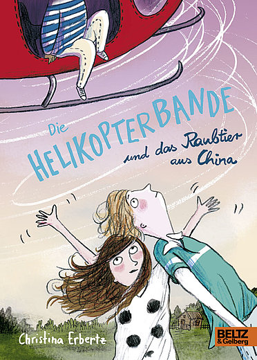 Buchcover "Die Helikopterbande und das Raubtier aus China"