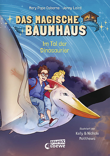 Buchcover "Das magische Baumhaus: Im Tal der Dinosaurier", Loewe Graphix