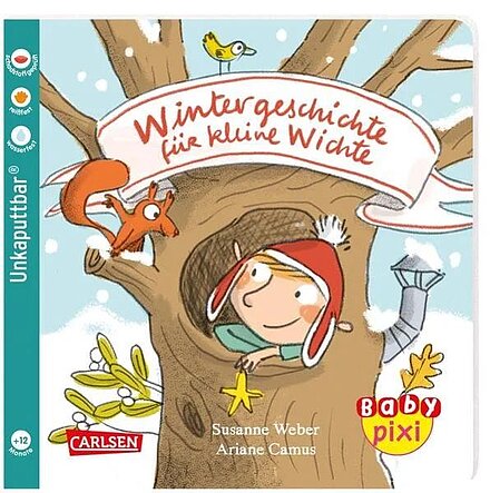 Buchcover "Wintergeschichte für kleine Wichtel", Carlsen (Baby Pixi) 