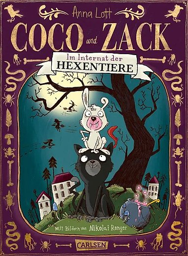 Buchcover "Coco und Zack - Im Internat der Hexentiere", Carlsen