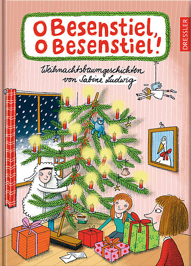 Buchcover "O Besenstiel, o Besenstiel! - Weihnachtsbaumgeschichten von Sabine Ludwig"