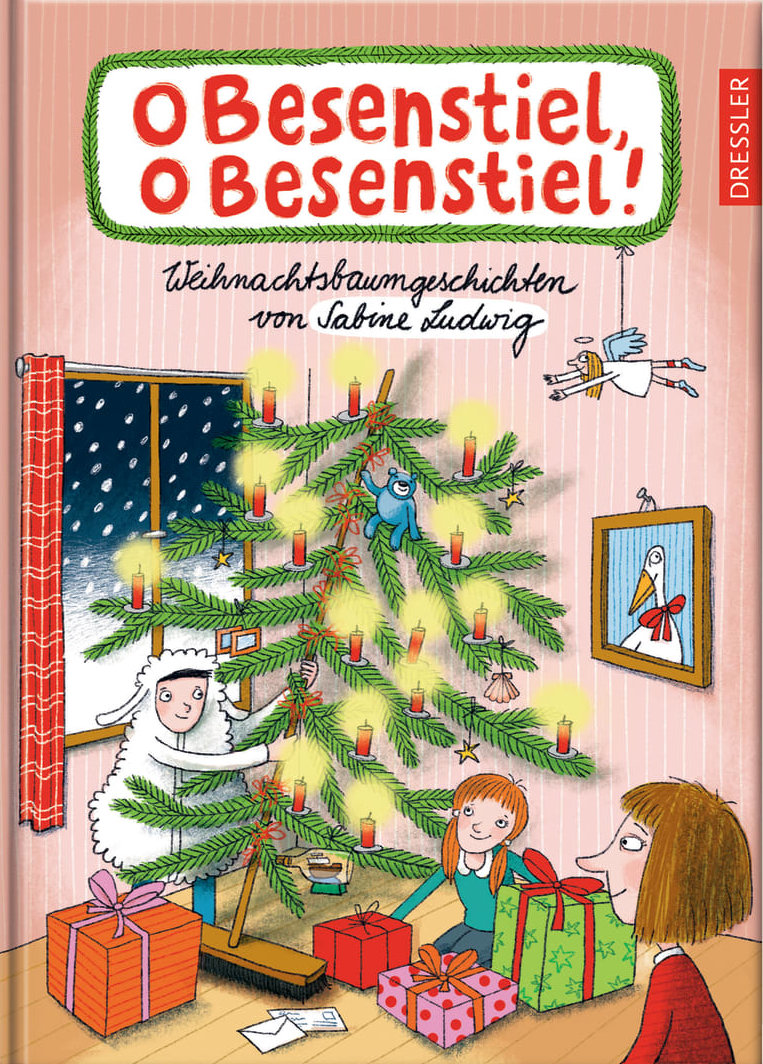 Buchcover "O Besenstiel, o Besenstiel! - Weihnachtsbaumgeschichten von Sabine Ludwig"