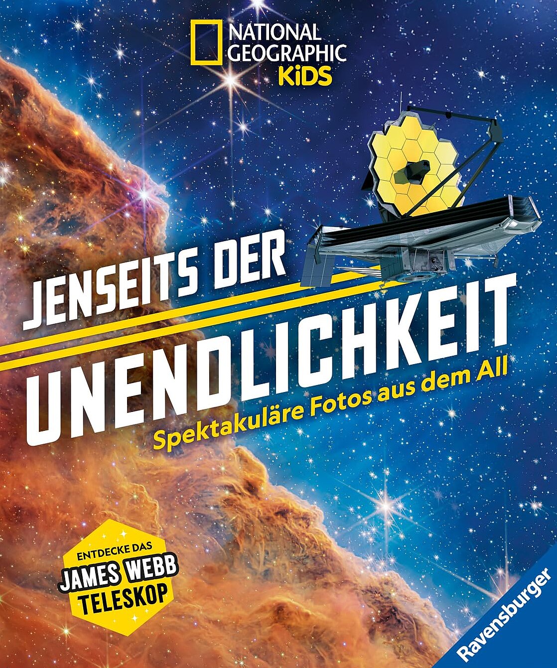 Buchcover "Jenseits der Unendlichkeit", Ravensburger 