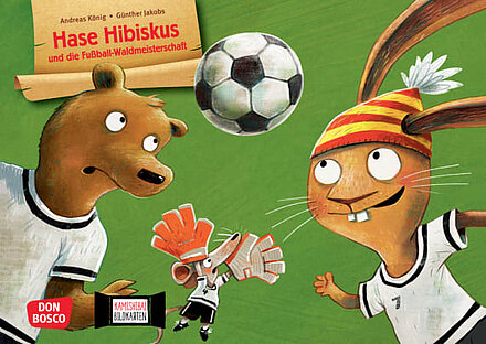 Buchcover "Hase Hibiskus und die Fußball-Waldmeisterschaft", Don Bosco