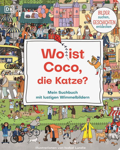 Buchcover "Wo ist Coco, die Katze?", Dorling Kindersley