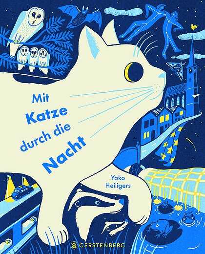 Buchcover "Mit Katze durch die Nacht", Gerstenberg