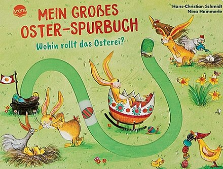 Buchcover "Mein großes Oster-Spurbuch", Arena