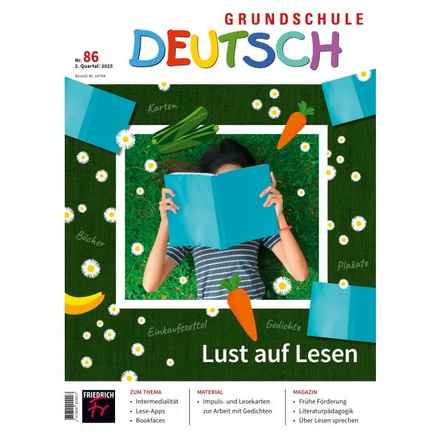 Magazincover „Grundschule Deutsch Nr.86 Lust auf Lesen“, Friedrich Verlag
