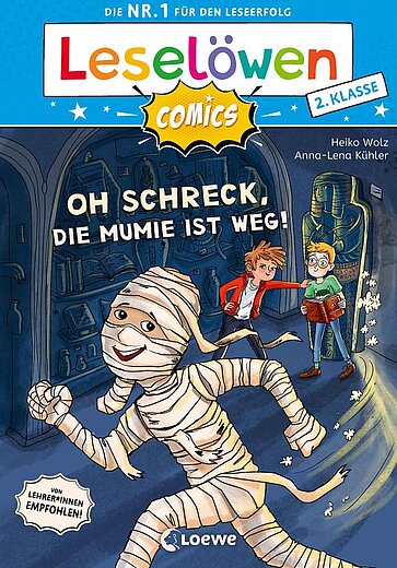 Buchcover "Oh Schreck, die Mumie ist weg", Loewe Comics 