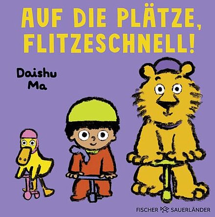 Buchcover "Auf die Plätze, flitzeschnell", Fischer Sauerländer 