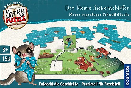 Cover, Mein erstes Story-Puzzle; Der kleine Siebenschläfer; Kosmos