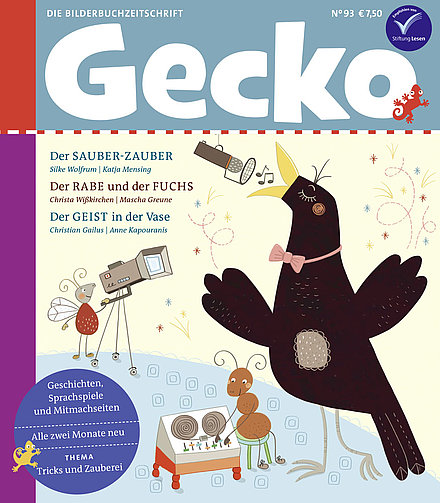 Cover, Gecko, Beispielcover, Zeitschrift