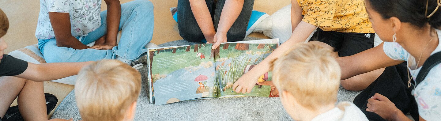 Vorlesesituation mit Kindern