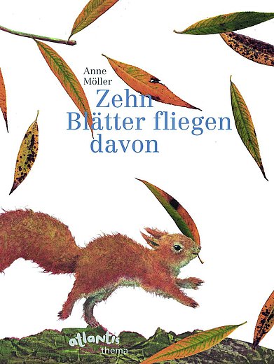 Buchcover "Zehn Blätter fliegen davon", atlantis