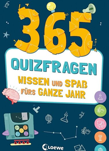 Buchcover "365 Quizfragen - Wissen und Spaß fürs ganze Jahr", Loewe 