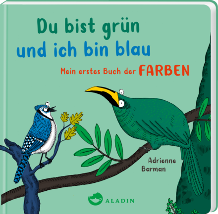 Buchcover "Du bist grün und ich bin blau", Aladin