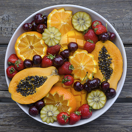 Aktionsidee „Obst- oder Gemüsemandalas"